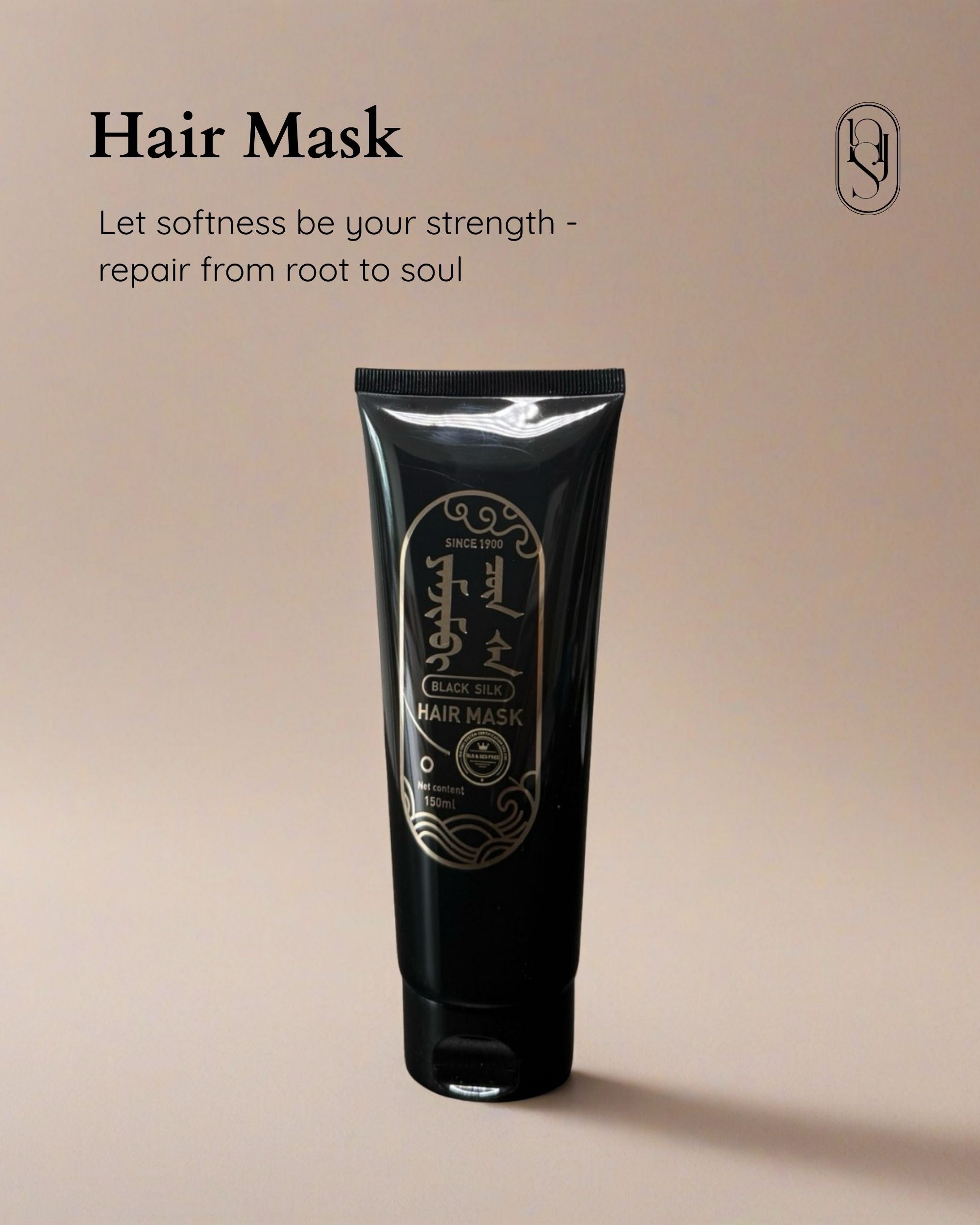 Black Silk Hair Mask
