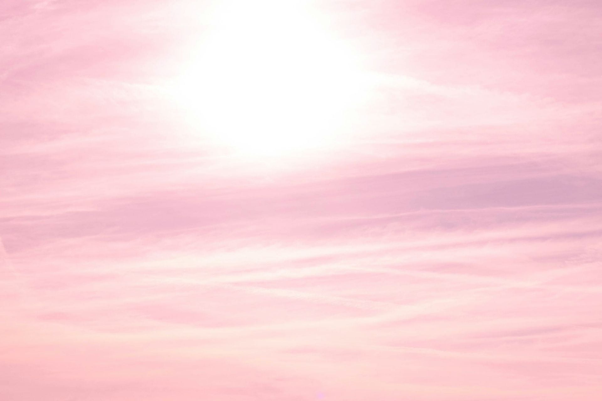 Soft pink sky at sunrise, the banner for the full NSJ Wellness product range