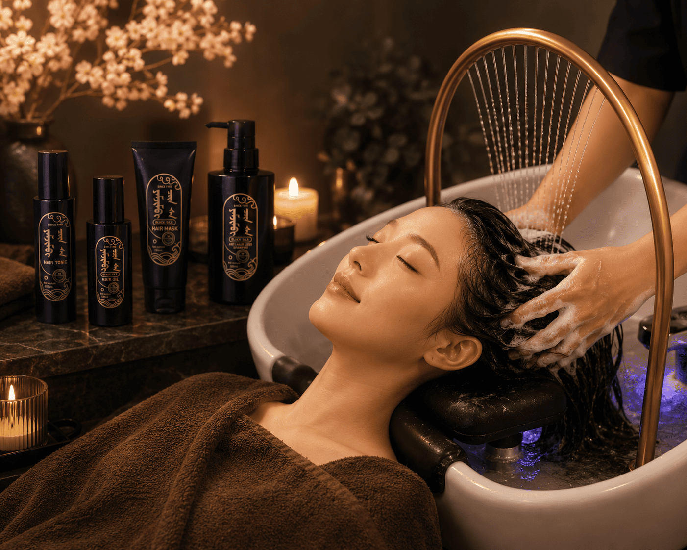 SIGNATURE ROYAL ROSA ROXBURGHII HEADSPA SESSION (12 SESSIONS)