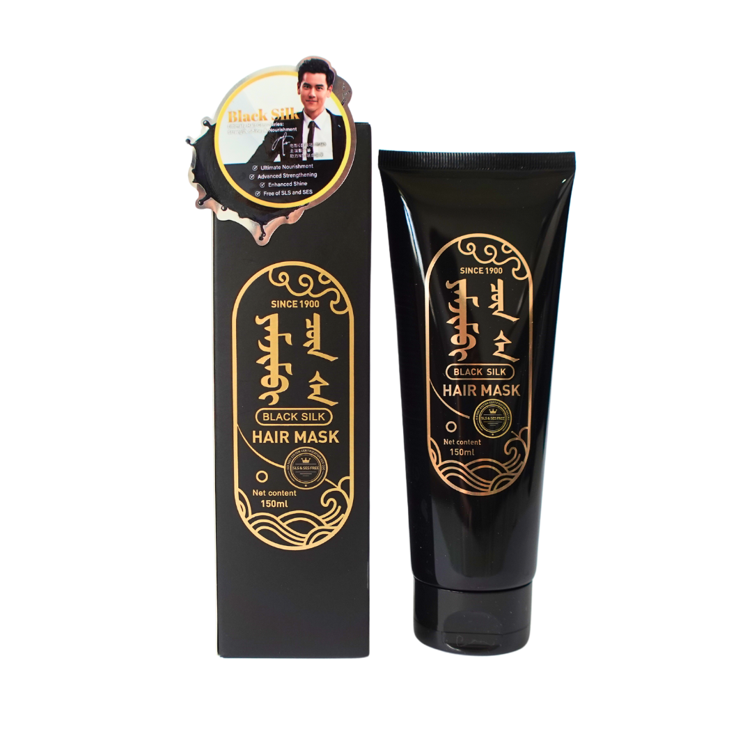 Black Silk Hair Mask - Restore and Renew Your Hair