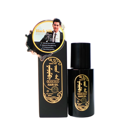 Black Silk Hair Oil - Versatile Protection For All Hair Types