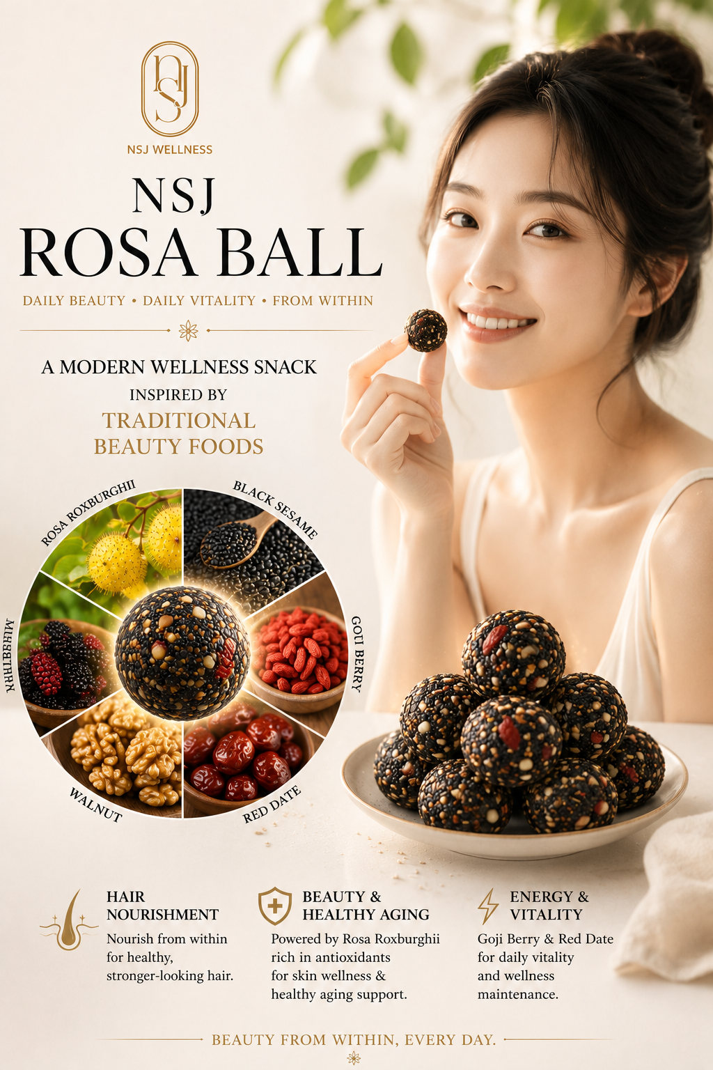 Rosa Balls (Healthy Hair Support) - PREORDER ETA MID JULY